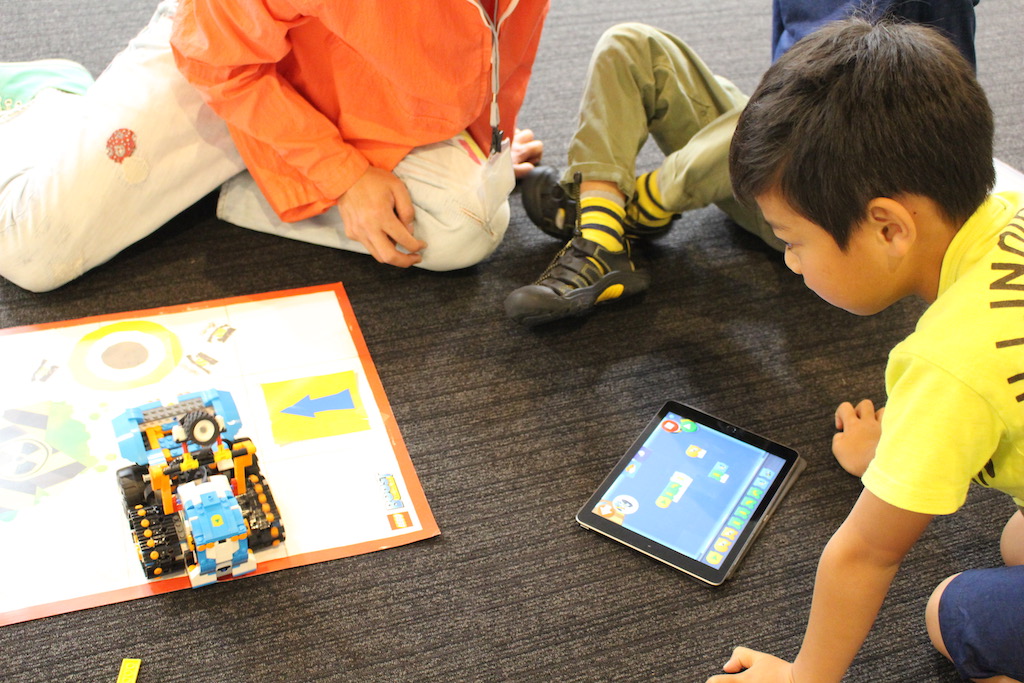 第4回CoderDojo Ube（宇部市のプログラミング道場）LEGO BOOST