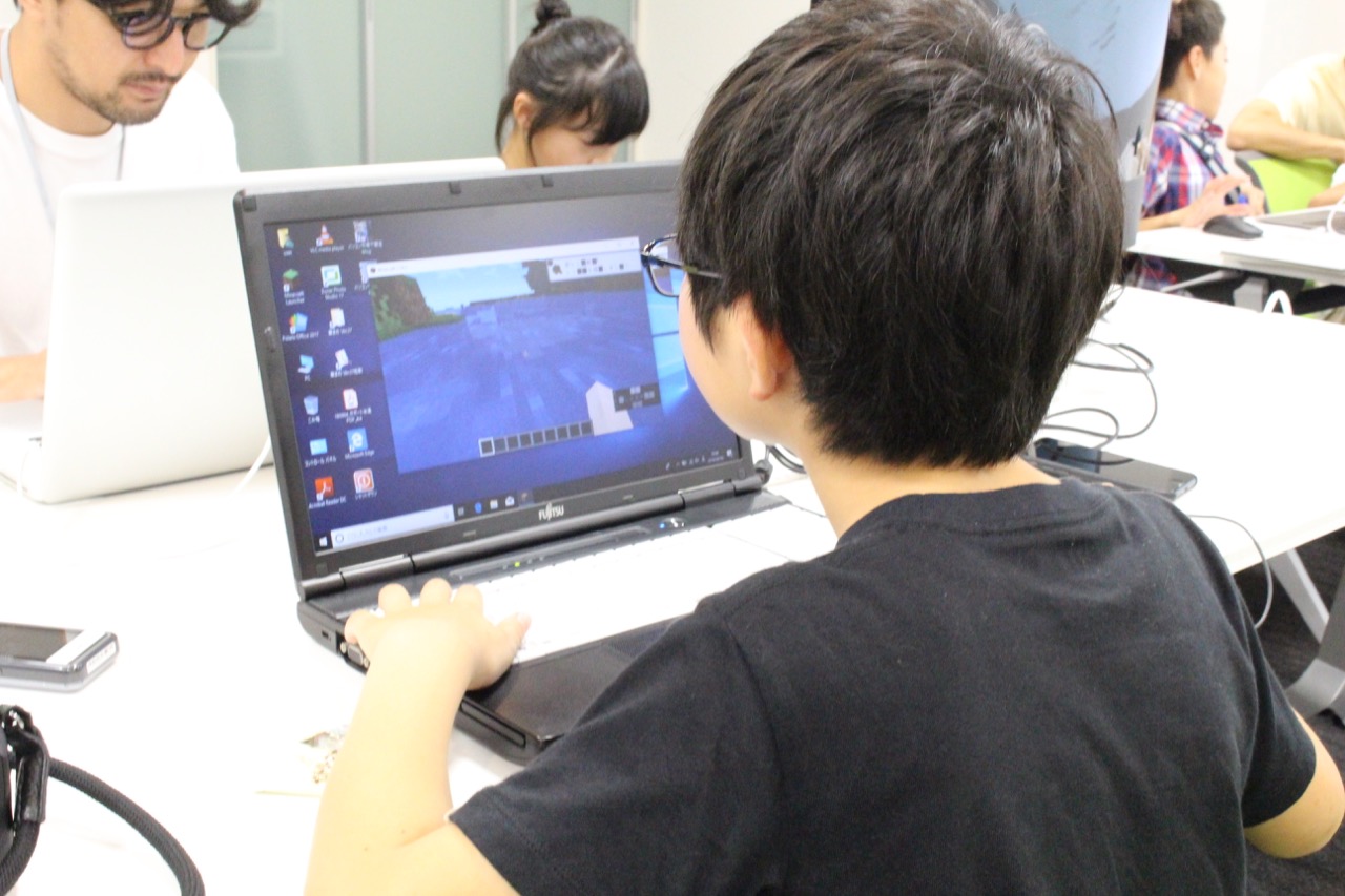 第5回CoderDojo Ube（宇部市のプログラミング道場）はじめてのマインクラフト